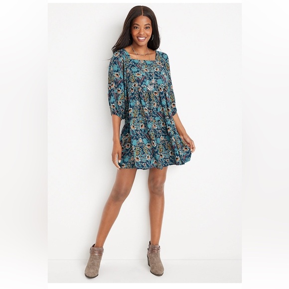 Maurices Babydoll Mini Dress - Picture 1 of 7